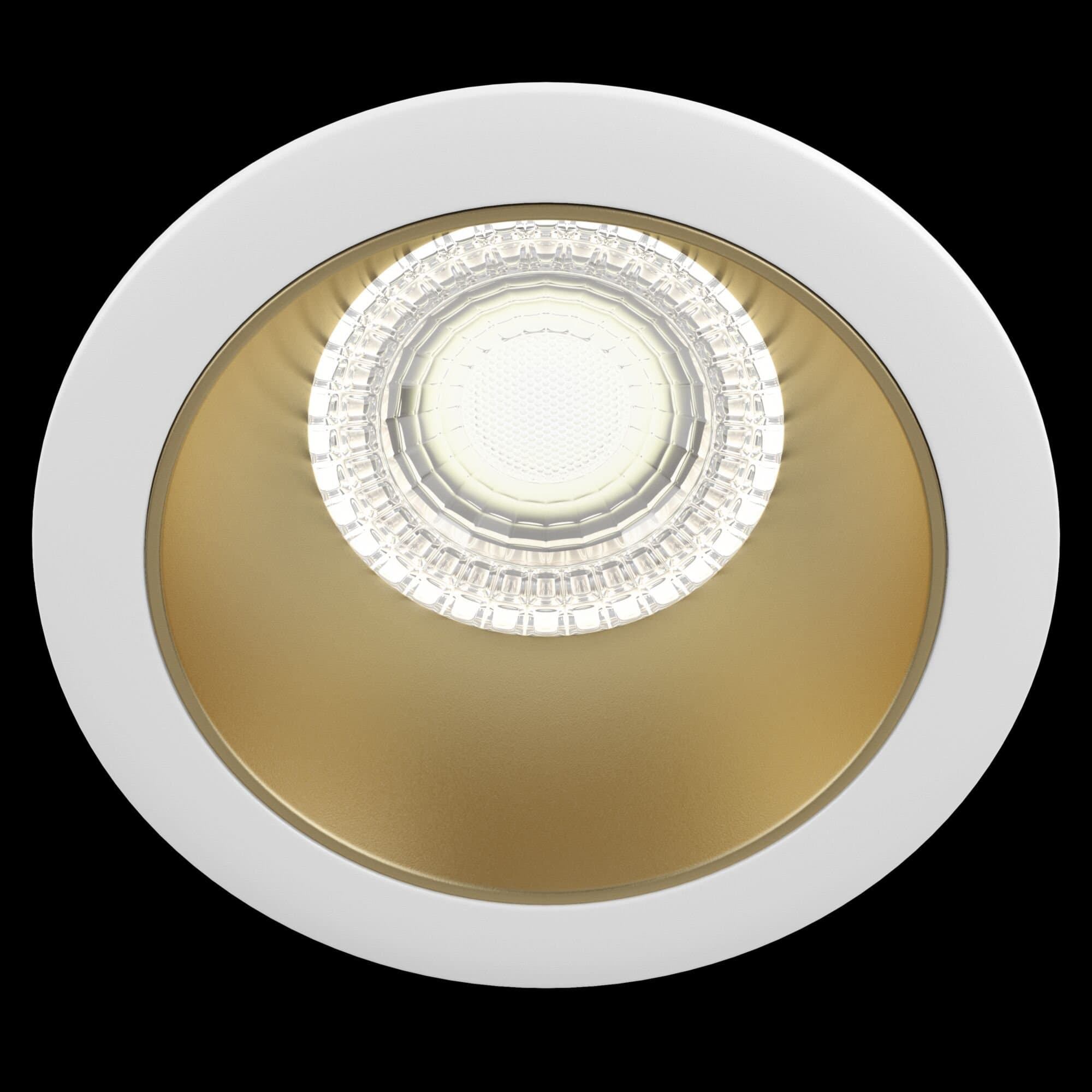 Maytoni Downlight Белый и Матовое золото Светильник встраиваемый (Набор) ( DL051-01W+DLA051-03MG) DL051-1WMG — миниатюра 5