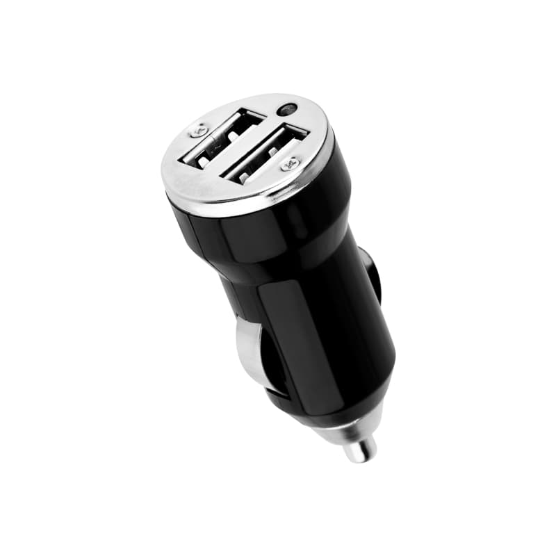 Зарядное устройство в прикуриватель 2 x USB, 1000+2100mA, черное Rexant 16-0290