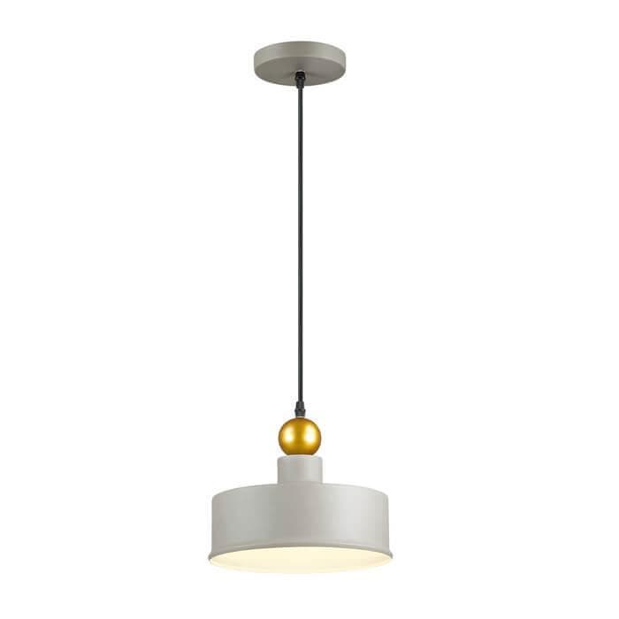 Odeon Light 4089/1 ODL19 387 серый/золотой Подвес Е27 1*40W BOLLI — миниатюра 1
