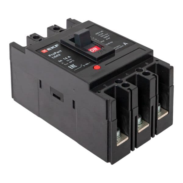 EKF Выключатель автоматический в литом корпусе ProPact LS63 16А 3P 15кА — миниатюра 8