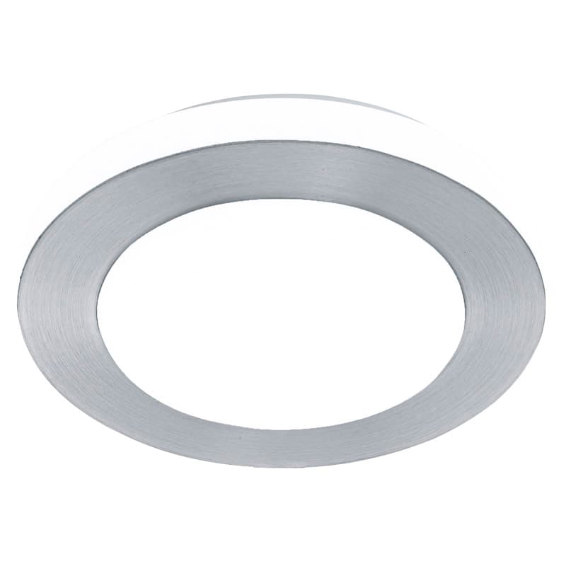 Eglo Светильник LED настенно-потолочный LED CARPI, 11W (LED), Ø300, IP44, сталь, алюминий, алюм. чесаный/пластик, белый 94967