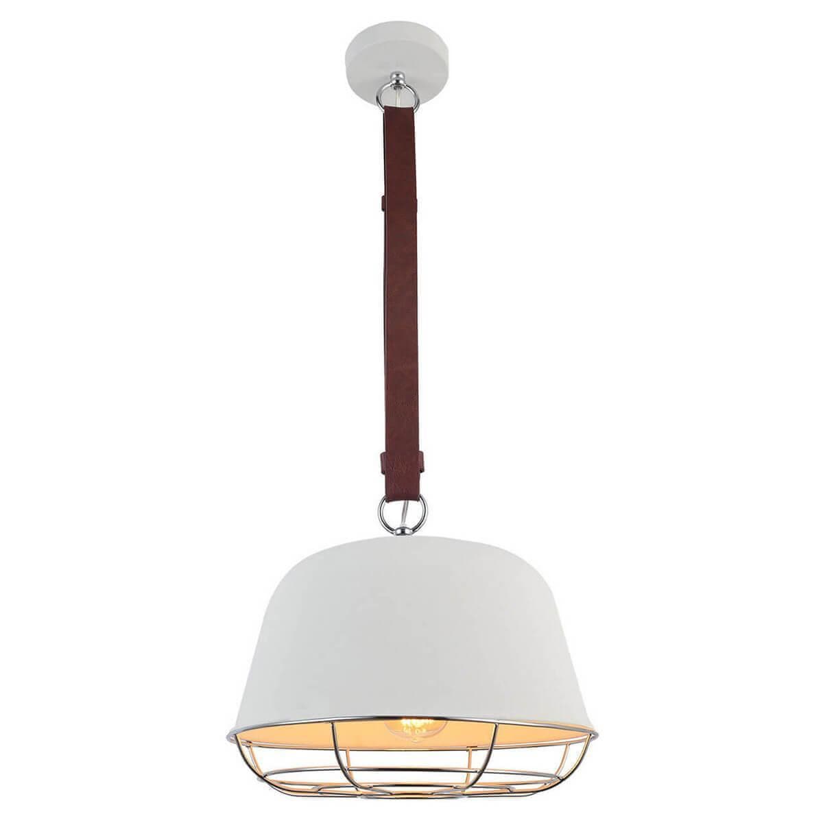 Lussole LOFT Металл Хром / белый Металл Подвес E27 10W GRLSP-8043 — миниатюра 1