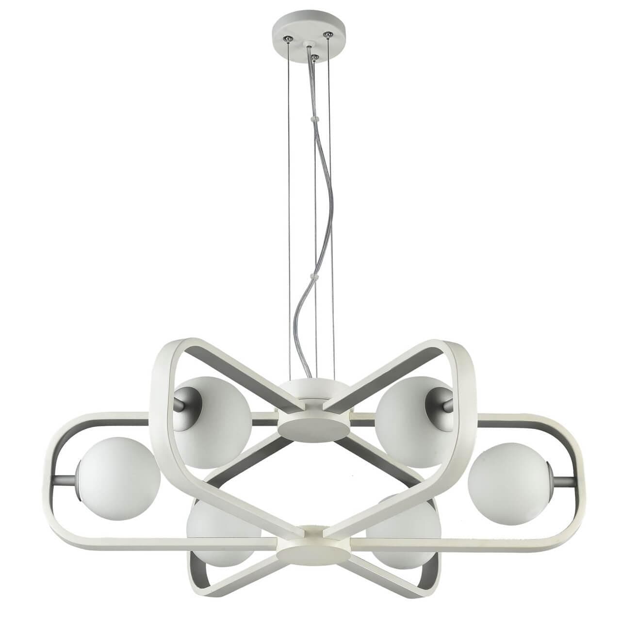 Maytoni Modern Avola Белый с Серебром Подвес 6xG9 40W MOD431-PL-06-WS