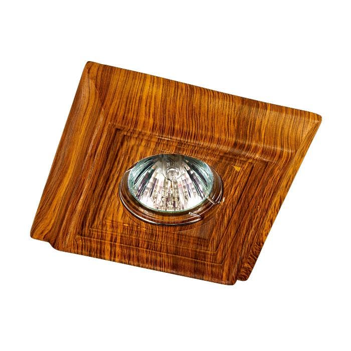 Novotech 370090 NT15 144 светлое дерево Встраиваемый светильник IP20 GX5.3 50W 12V PATTERN