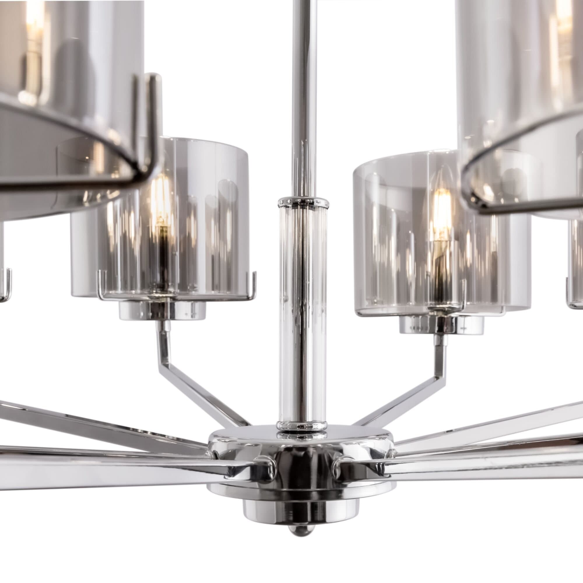 Freya Modern Karen Хром Люстра FR5096PL-08CH — миниатюра 4