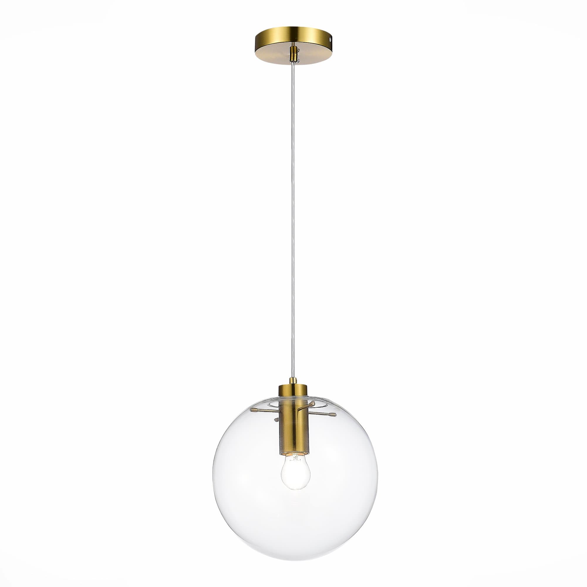 ST LUCE SL1056.213.01 Подвес Золотой/Прозрачный E27 1*60W