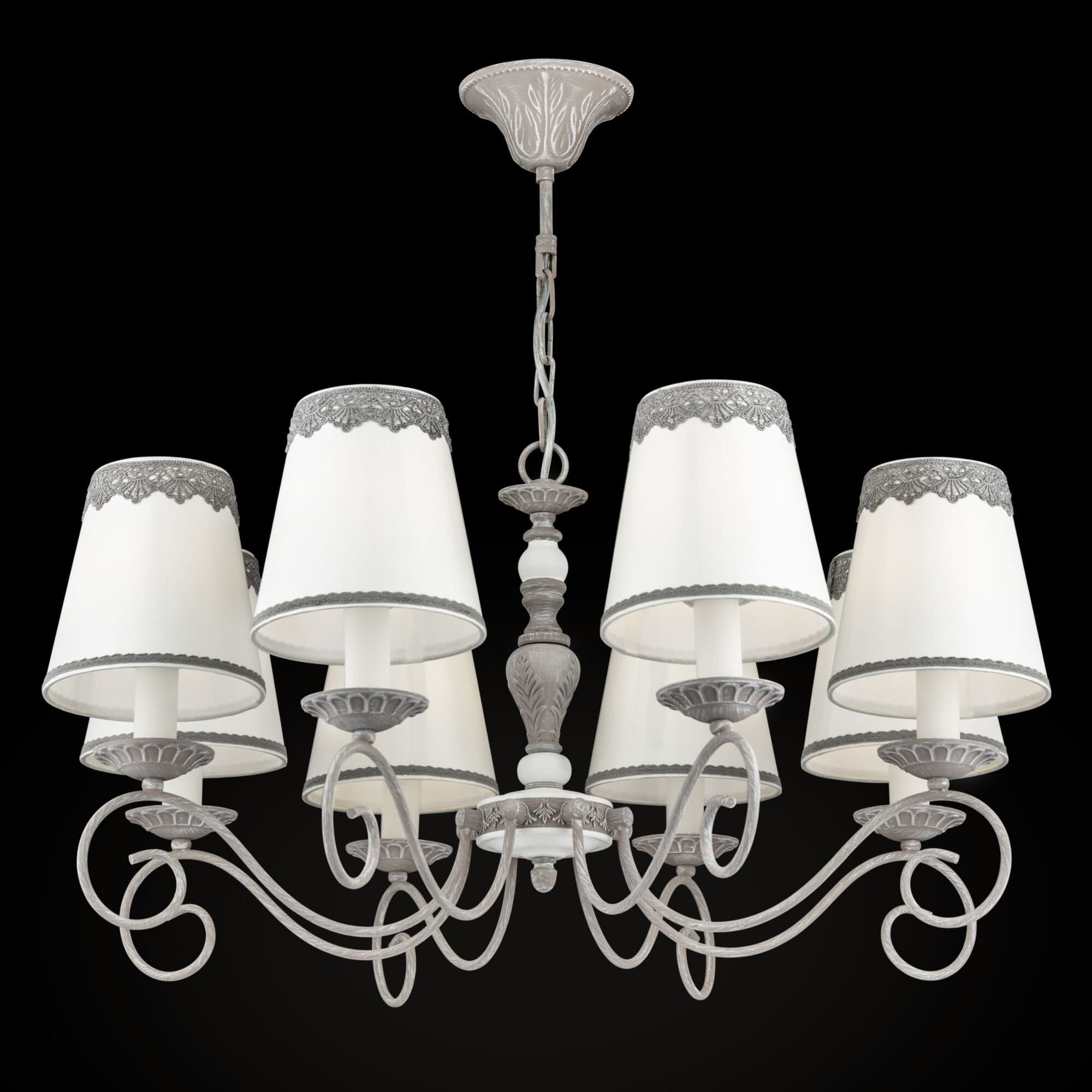 Maytoni Elegant Bouquet Серый Люстра 8xE14 40W ARM023-08-S — миниатюра 4