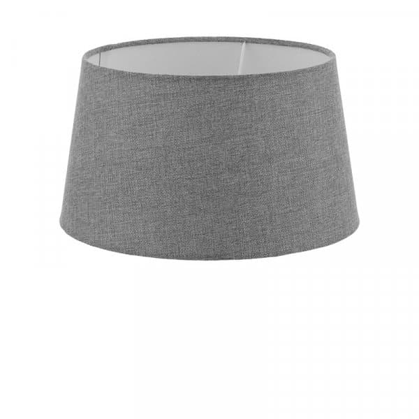 Eglo 49658 Абажур 1+1VINTAGE, 1х60W(E27), Ø300, H165, текстиль, лен, серый — миниатюра 1