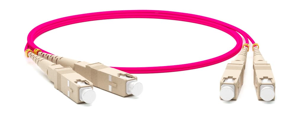 Hyperline FC-D2-504-SC/PR-SC/PR-H-5M-LSZH-MG Патч-корд волоконно-оптический (шнур) MM 50/125(OM4), SC-SC, 2.0 мм, duplex, 10G/40G, LSZH, 5 м 239468