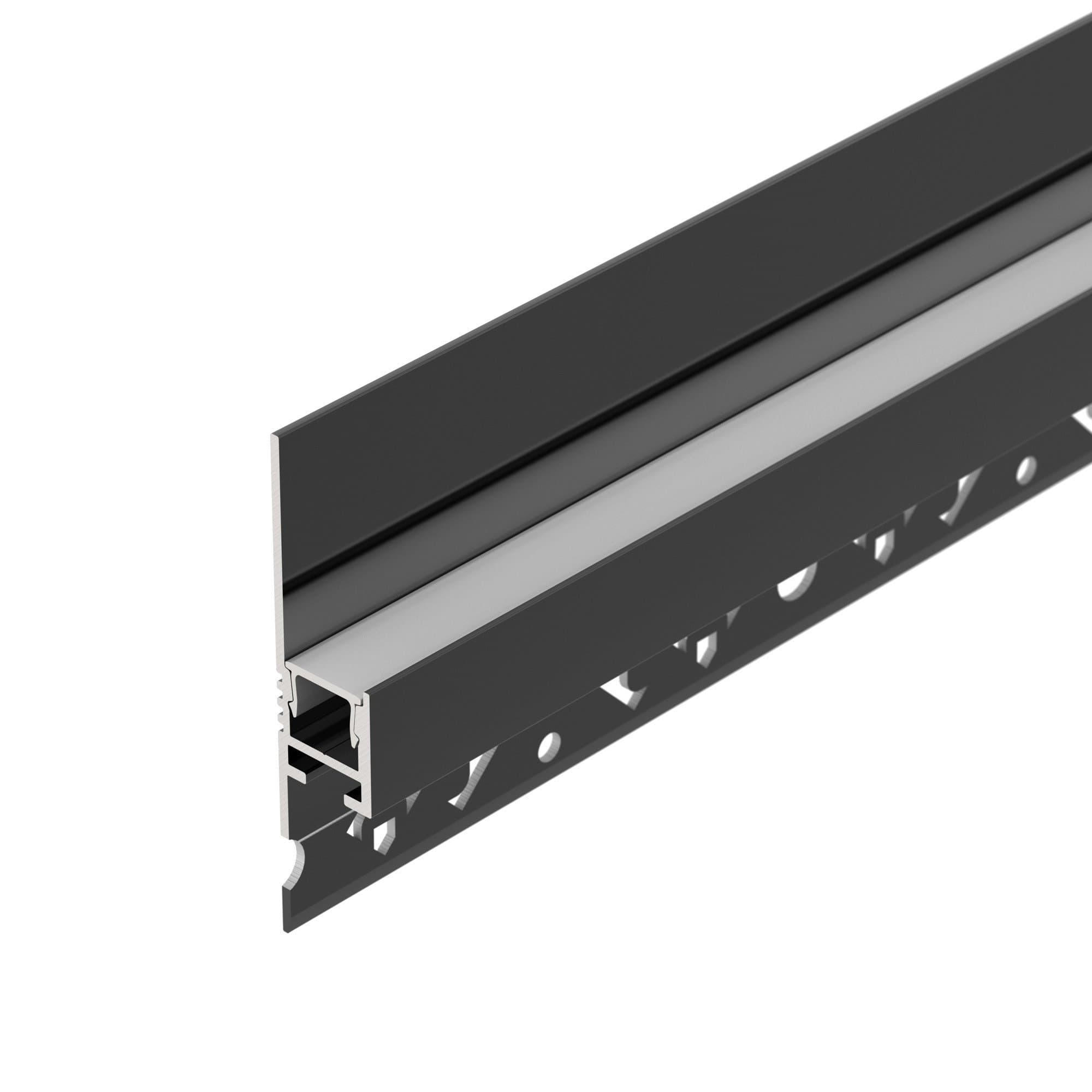 Arlight Профиль ARH-PLINTUS-FANTOM-2000 BLACK (Алюминий) 038550