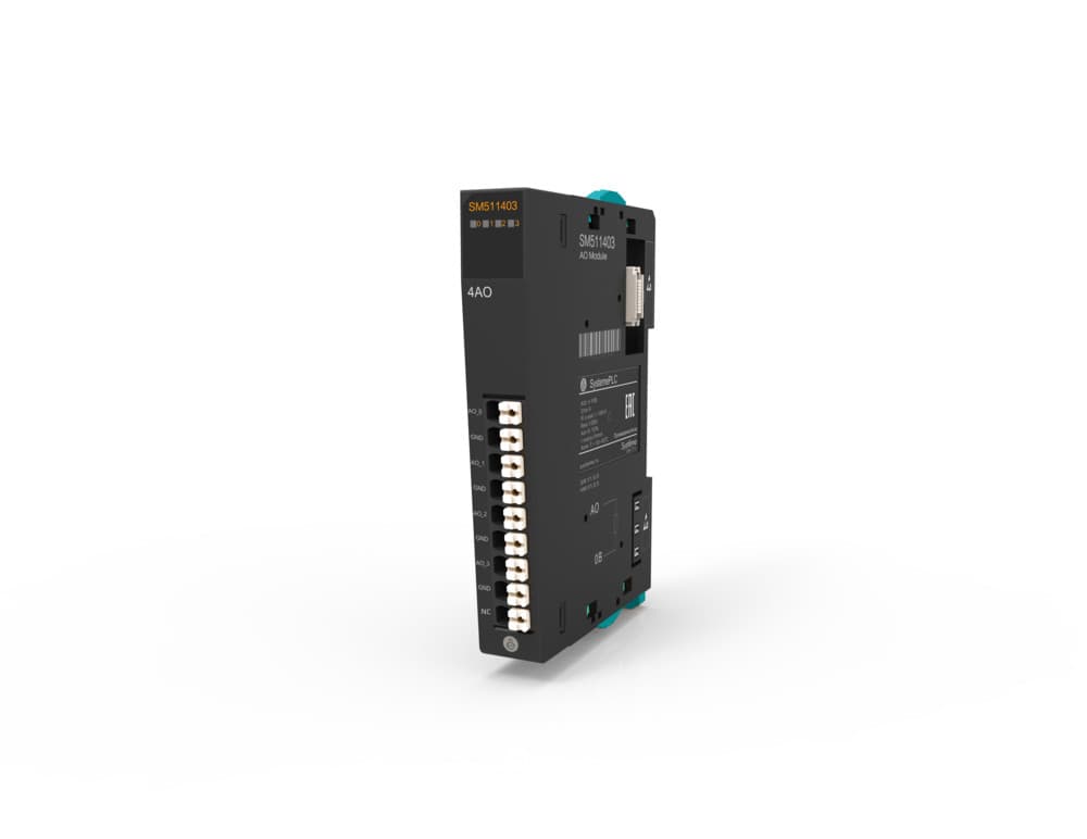Systeme Electric Аналоговый модуль вывода, 4 выхода ±10В 12bit
