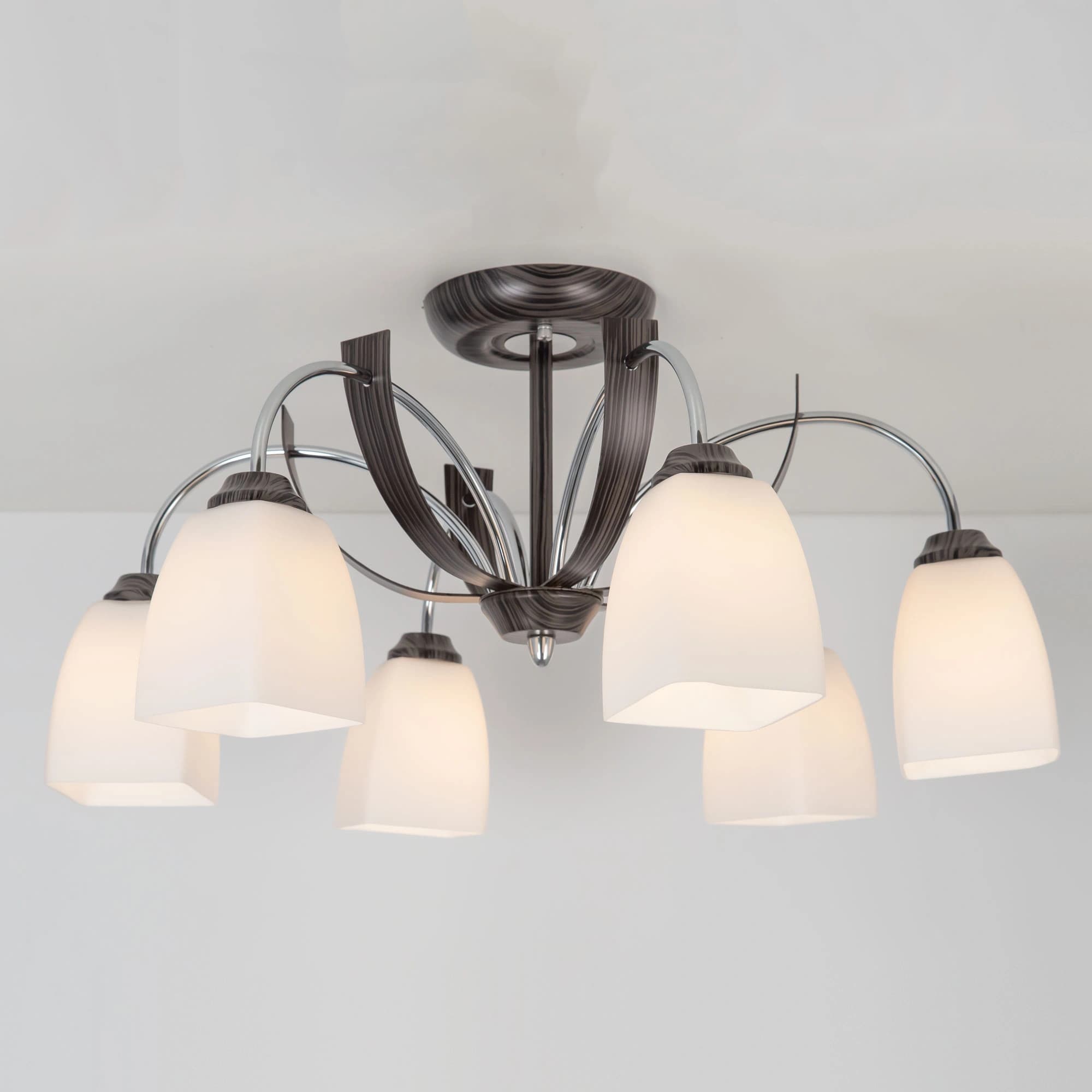 Citilux CL128161 Крокус Хром+Венге Светильник Люстра — миниатюра 2