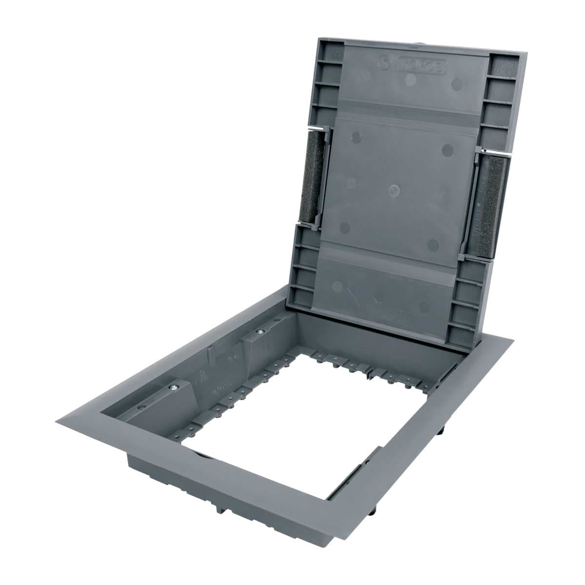 Kopos Лючок напольный на 8-16 модулей 45х45 KOPOBOX 80 (LB) KOPOBOX 80_LB