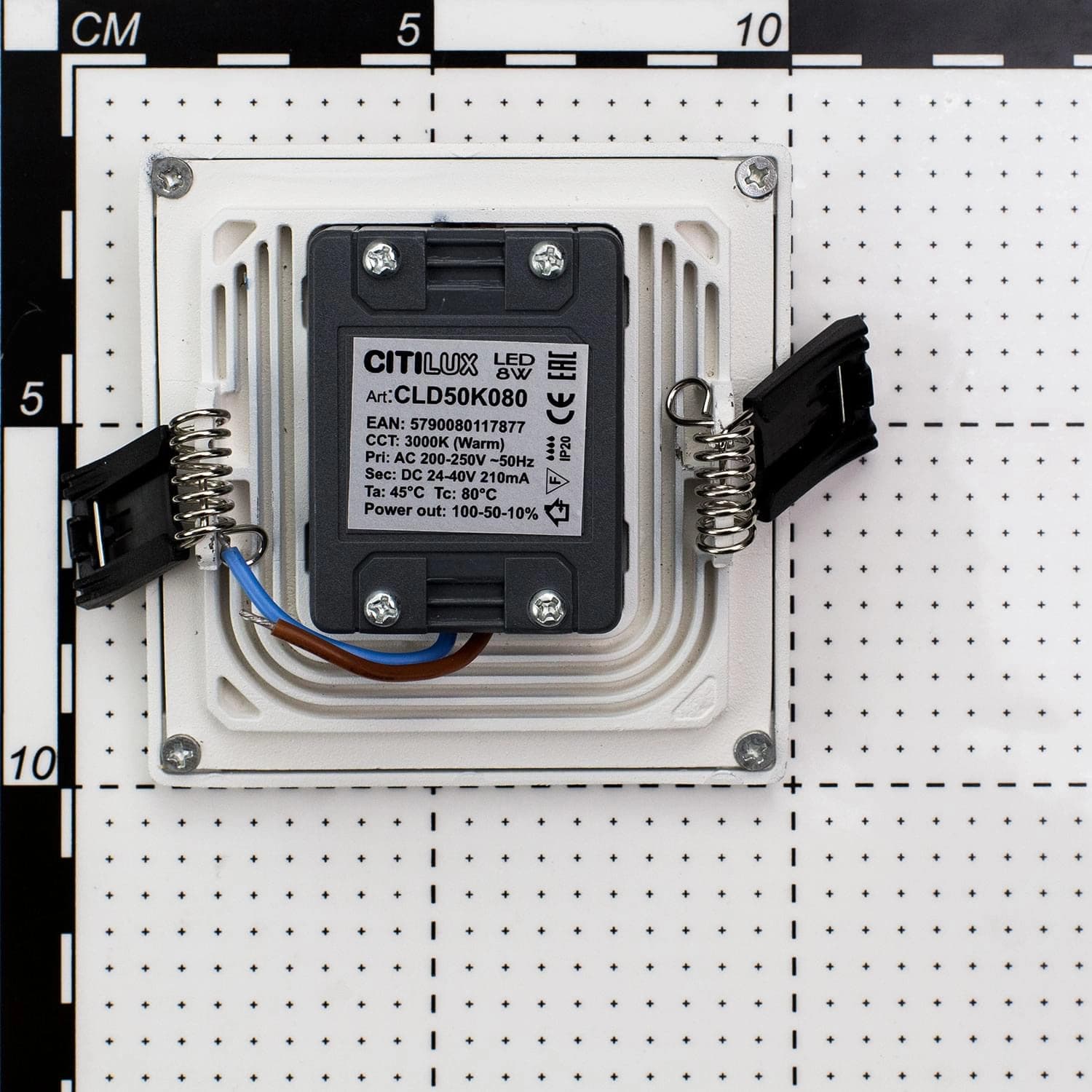 Citilux CLD50K080 Омега Белый Светильник Встр 8W*3000K — миниатюра 3
