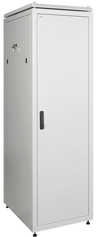 IEK LINEA N ITK Шкаф сетевой 19" LINEA N 38U 600х600 мм металлическая передняя дверь, серый LN35-38U66-M