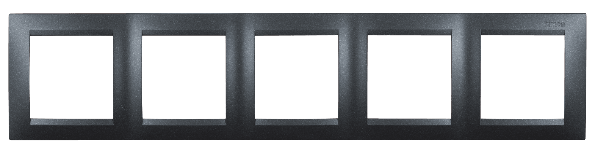 Simon 15 Графит Рамка 5-ая 1500650-038 — миниатюра 2