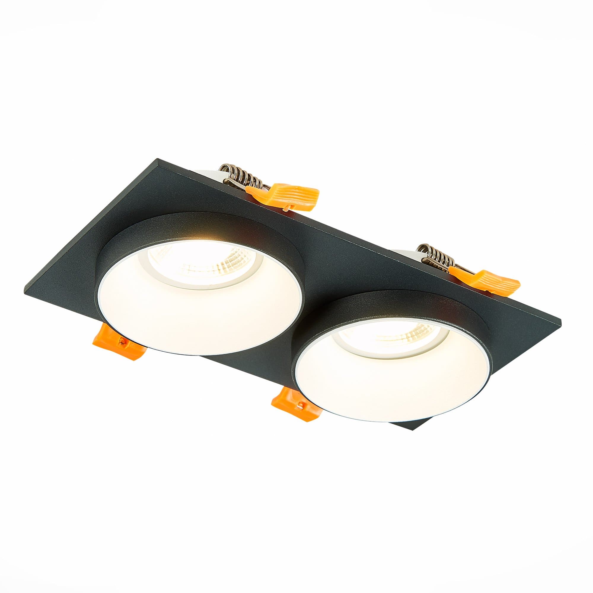 ST LUCE ST206.428.02 Св-к встр. Черный GU10 2*50W IP20 L175xW92xH38 220V Без ламп