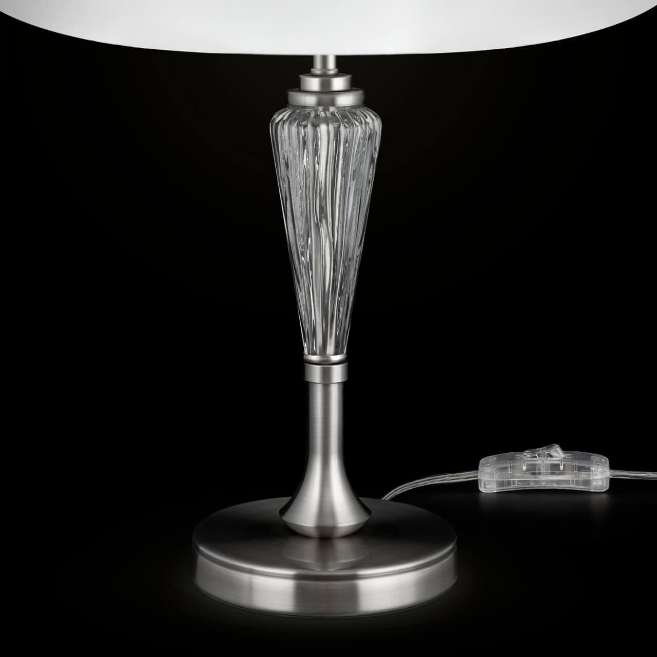 Maytoni Neoclassic Alicante Никель Настольная лампа E14 40W MOD014TL-01N — миниатюра 9