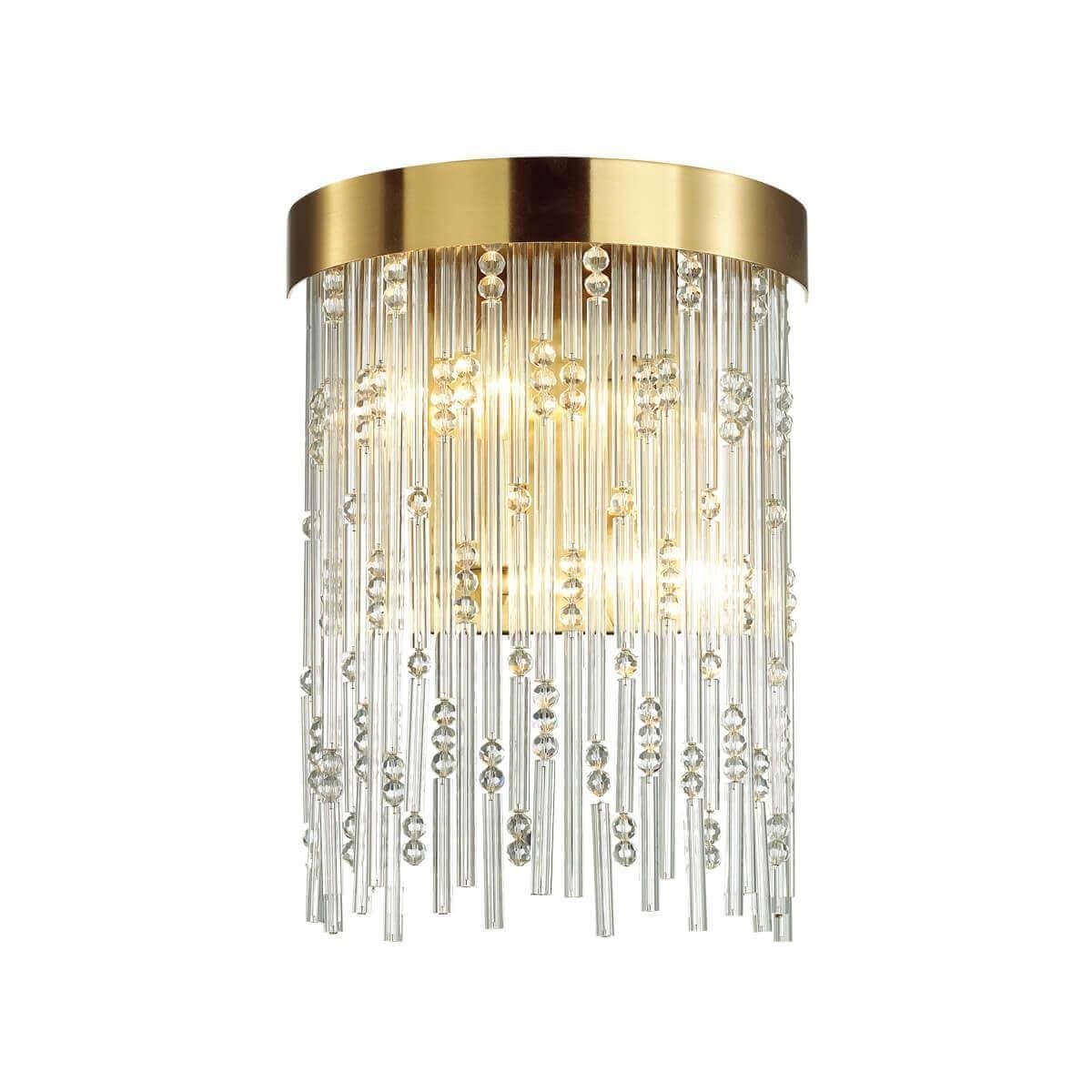Odeon Light 4848/2W HALL ODL21 343 золото/стекло Бра E14 2*40W REFANO — миниатюра 1