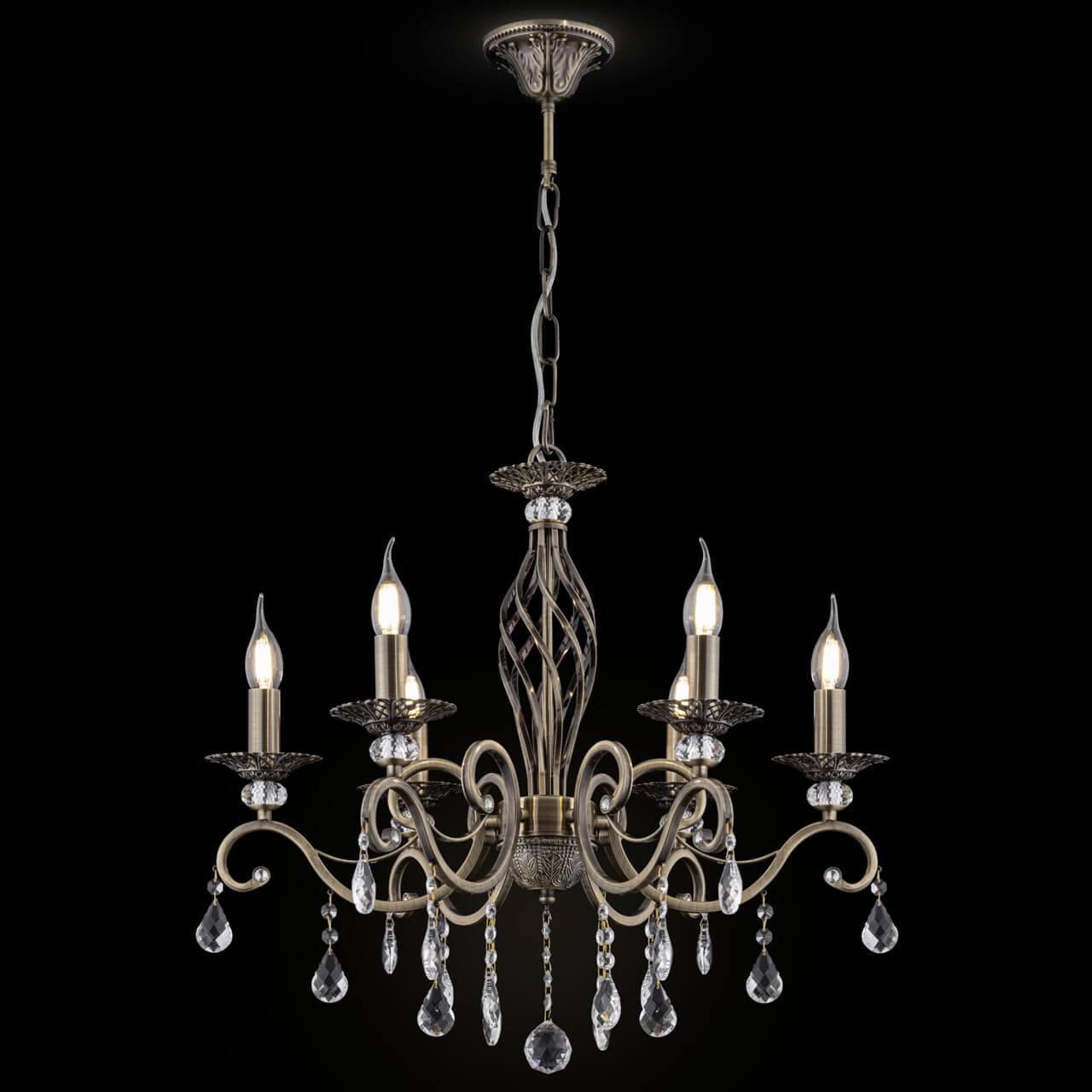 Maytoni Royal Classic Grace Латунь Люстра 6xE14 60W RC247-PL-06-R — миниатюра 6