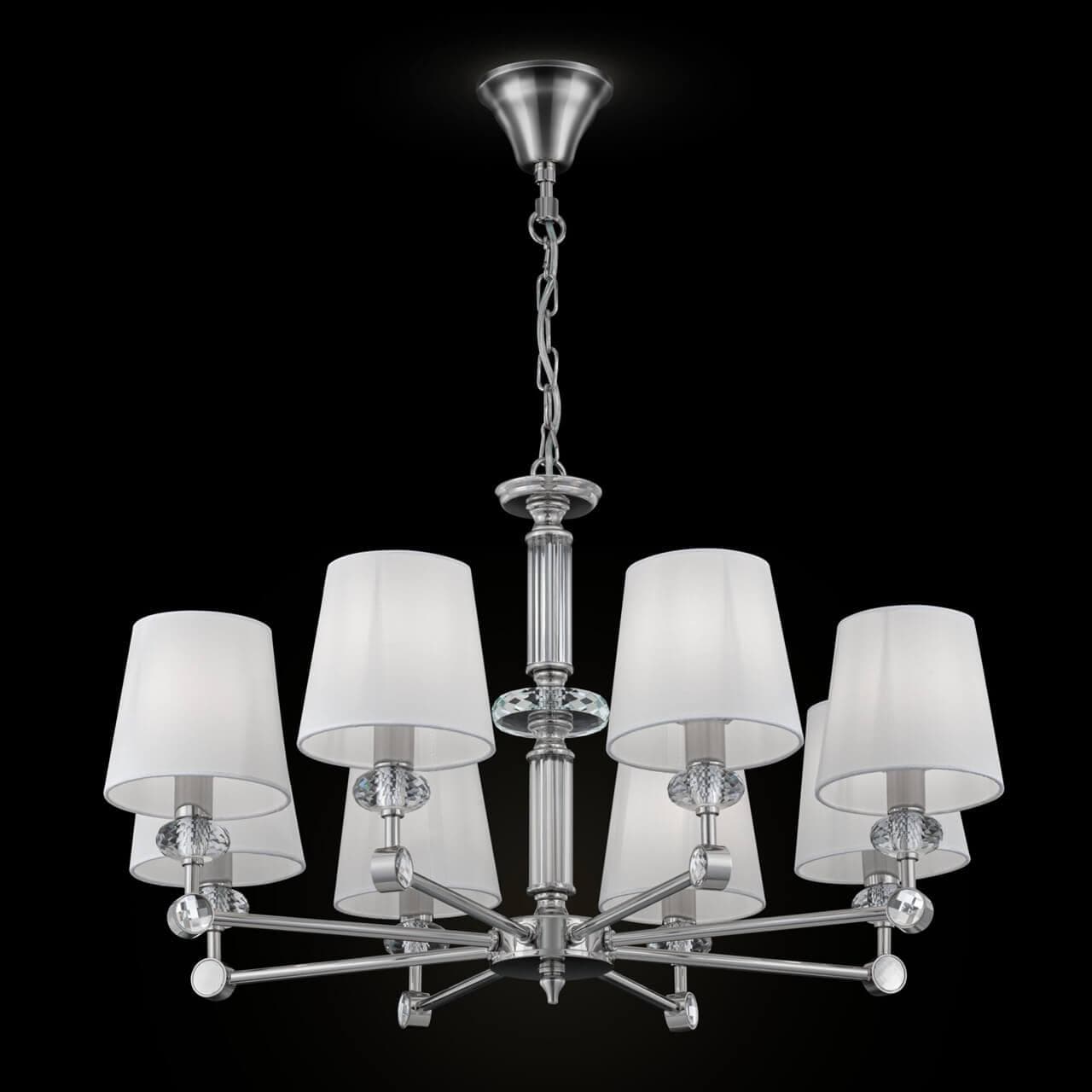 Maytoni Neoclassic Riverside Хром Люстра E14 40W MOD018PL-08CH — миниатюра 6