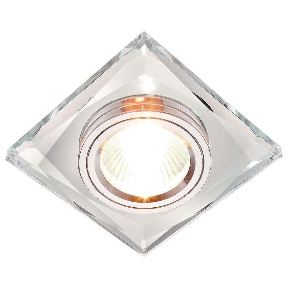 Ambrella Встраиваемый потолочный точечный светильник 8370 CL хром MR16 — миниатюра 1