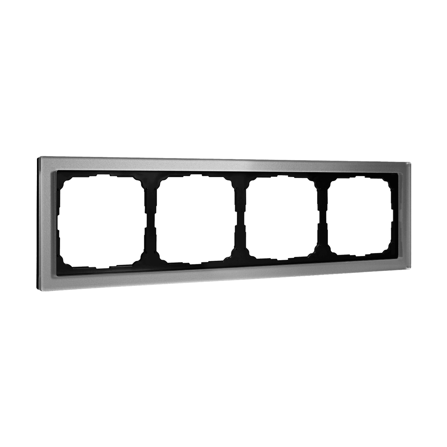 Systeme Electric ArtGallery Pure Органическое стекло Алюминий Рамка 4-ая