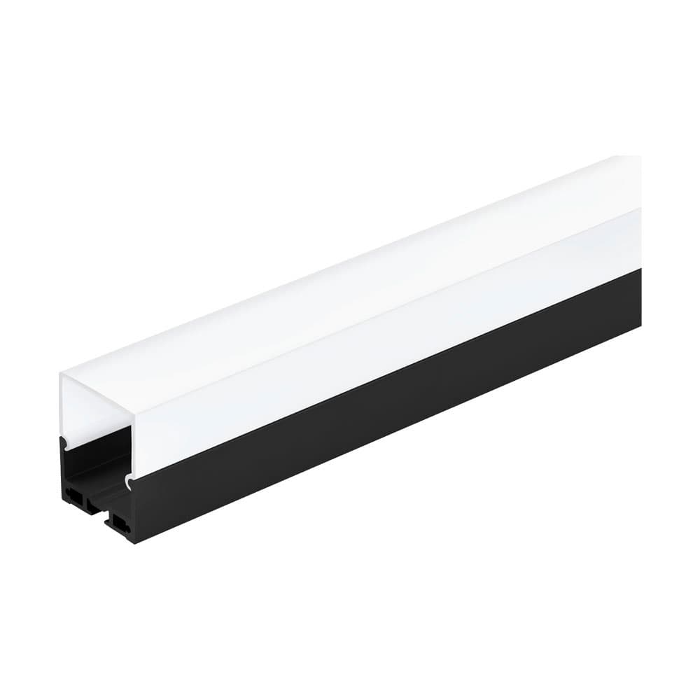 Eglo 99012 Накладной профиль SURFACE PROFILE 6, L2000, B35, H45, алюминий, черный/пластик, белый