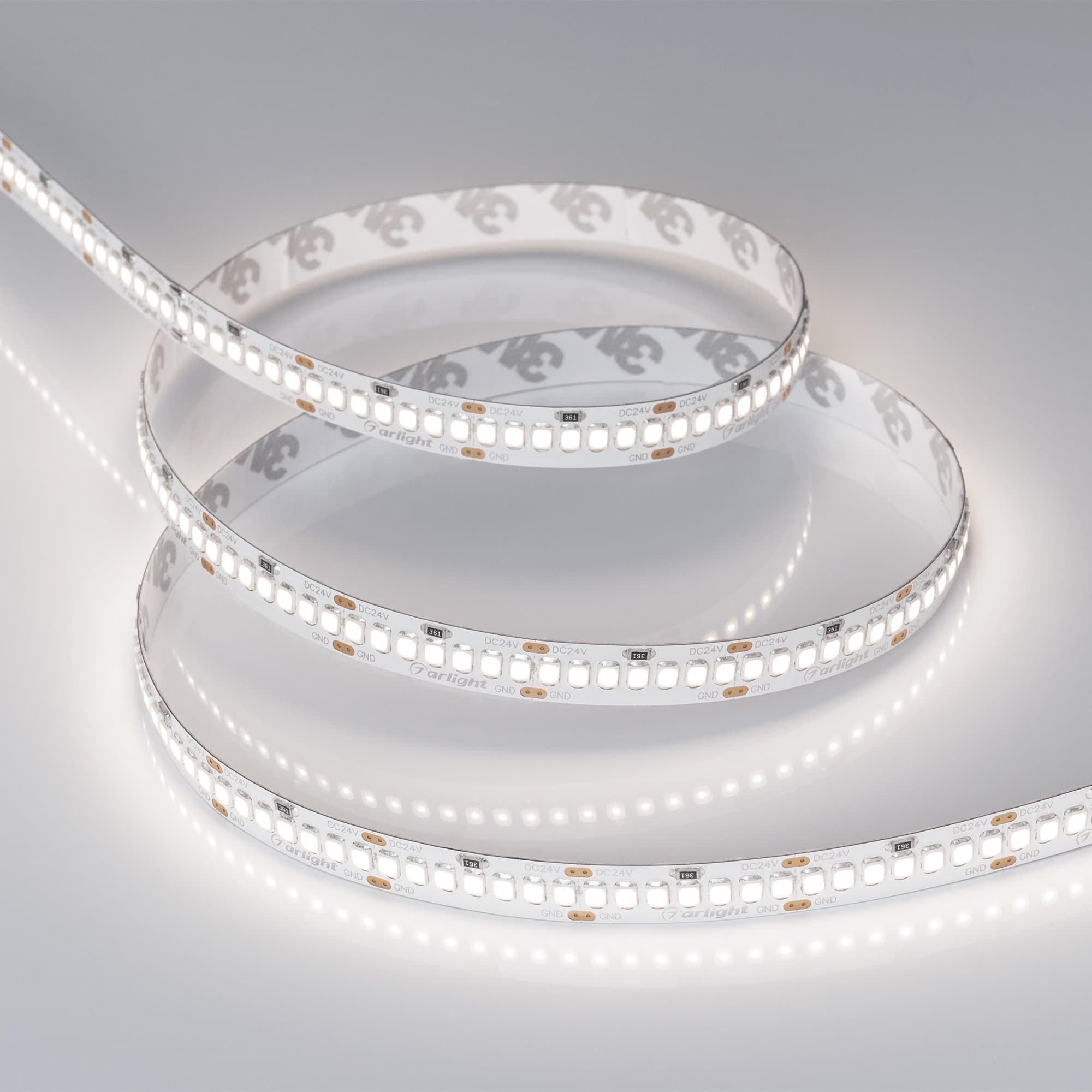 Arlight Светодиодная лента RT-A252-10mm 24V Day4000 (11 W/m, IP20, 2835, 5m) (Открытый) 022651(2) — миниатюра 4