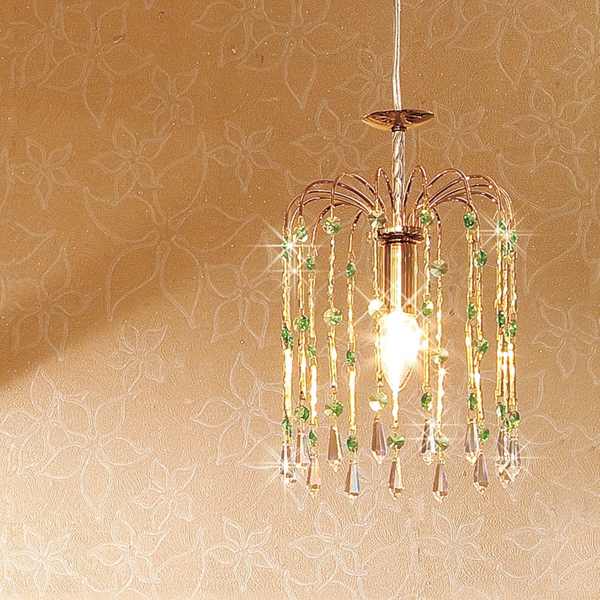 Citilux CL304213 Опера Зол+Зеленый Светильник Подвес — миниатюра 2