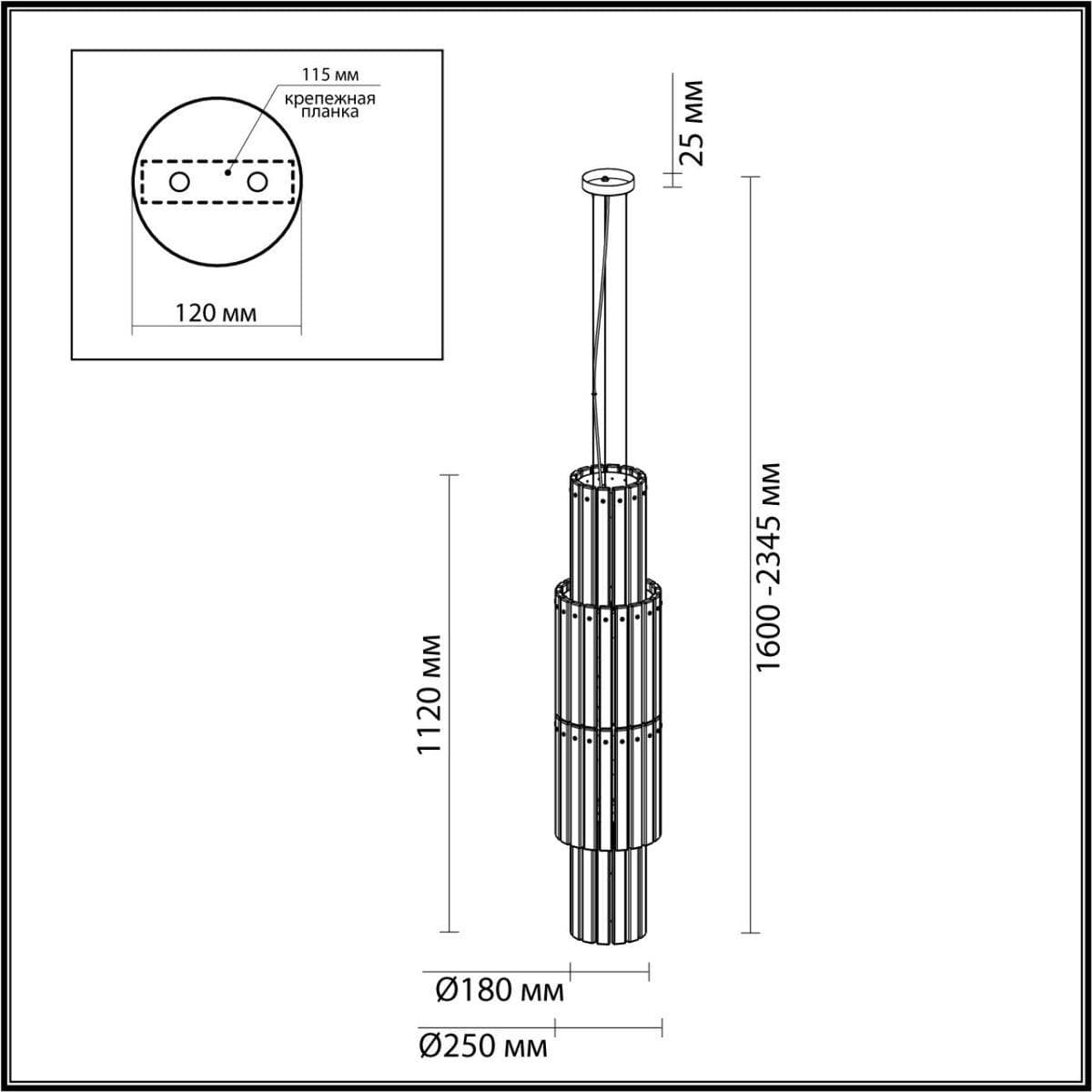 Odeon Light 4938/7 HALL (В 2-Х КОРОБКАХ) ODL22 366 матов.золотой/прозрачный/стекло/ Люстра E14 7*40W MERKALE — миниатюра 3