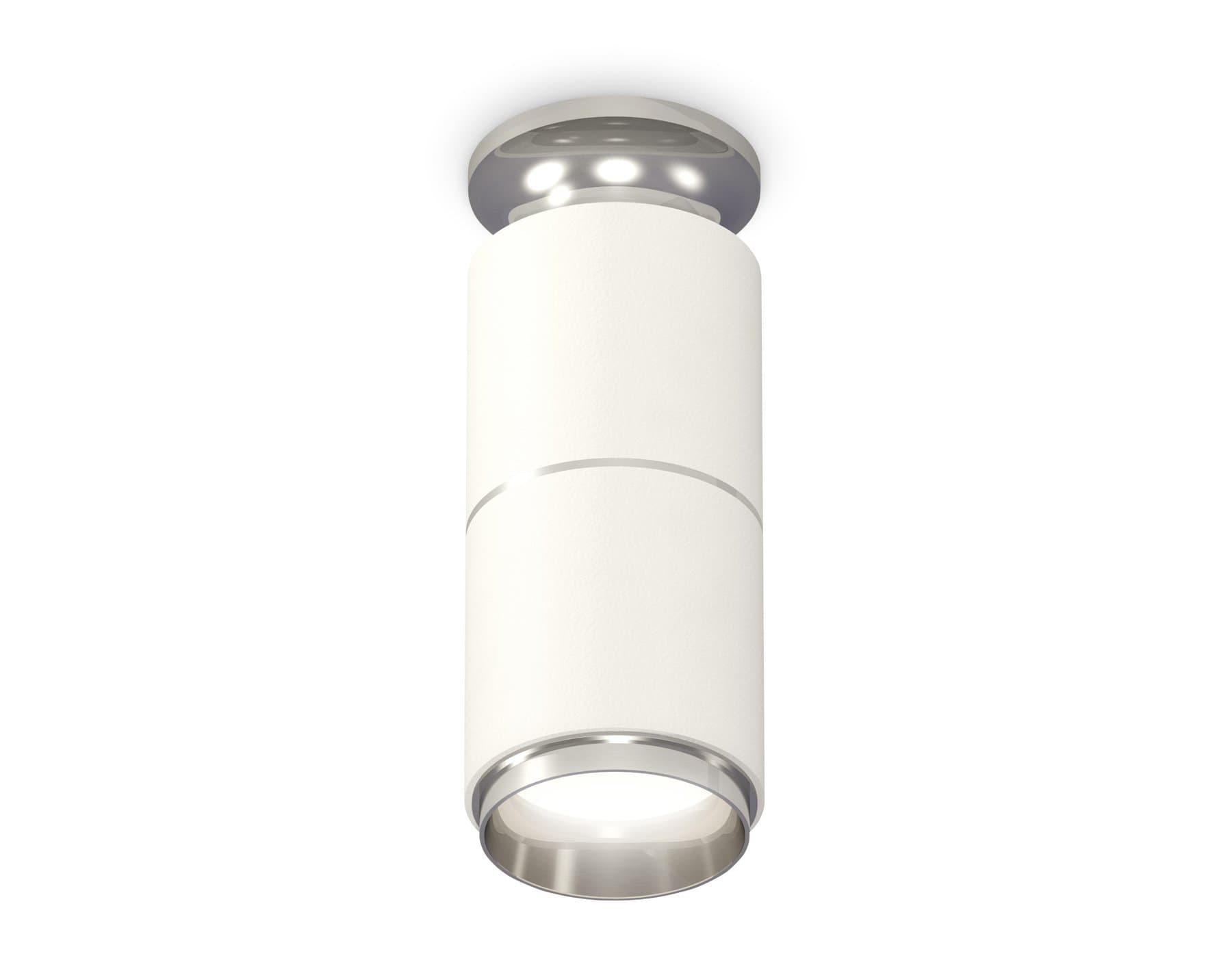 Ambrella Комплект накладного светильника XS6301241 SWH/PSL белый песок/серебро полированное MR16 GU5.3 (N6903, C6301, A2060, N6122)
