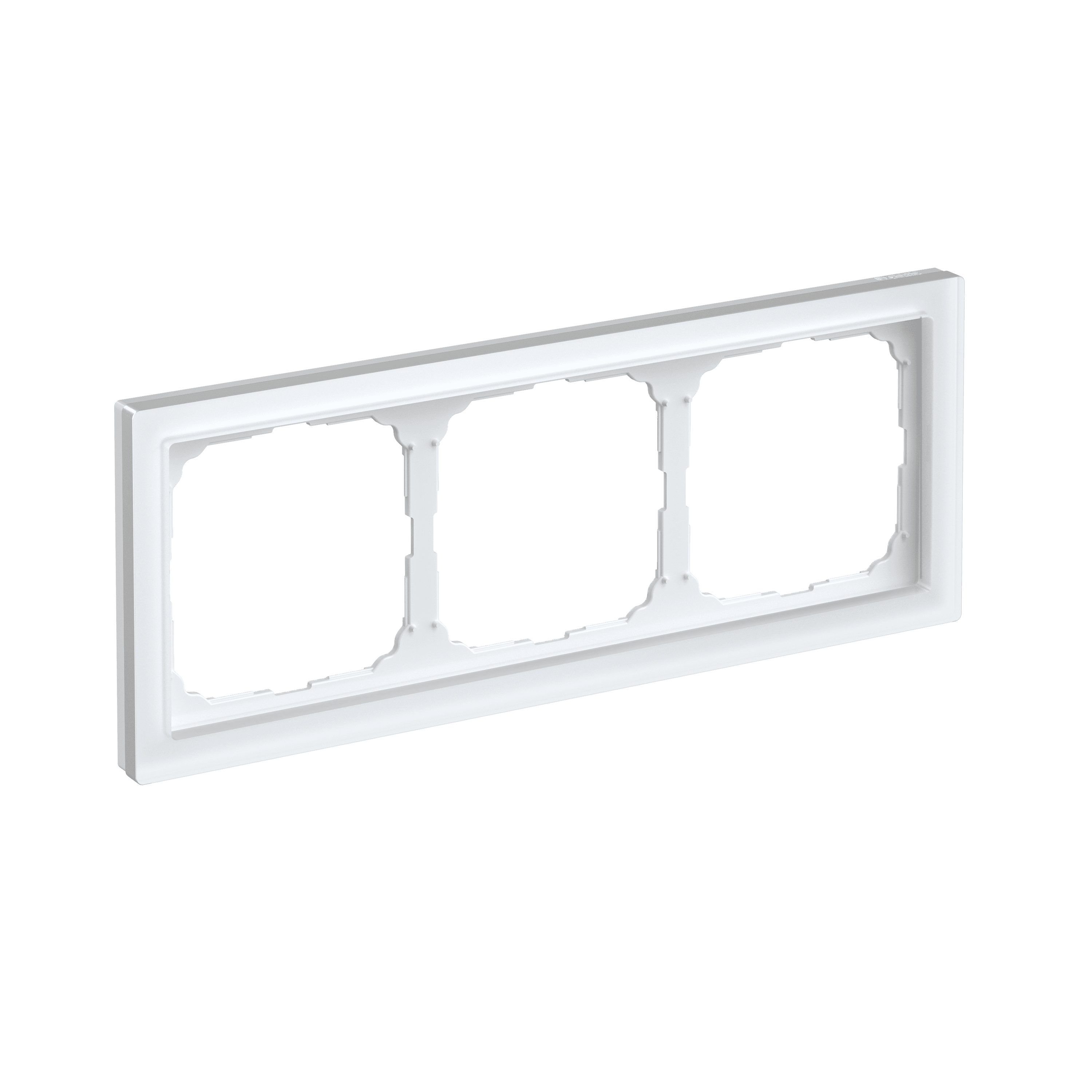 Systeme Electric ArtGallery Pure Матовое органическое стекло Белый Рамка 3-ая — миниатюра 6