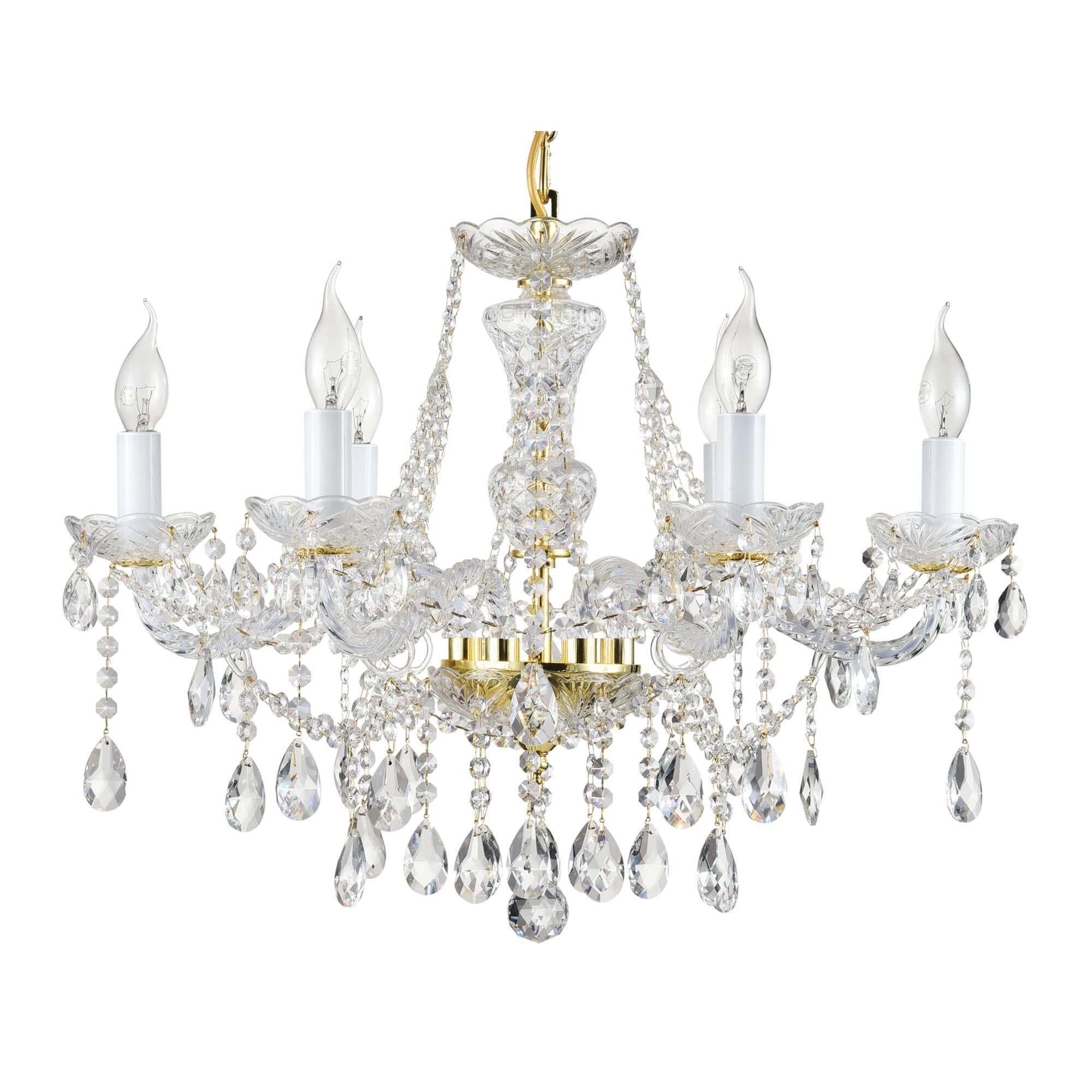Maytoni Royal Classic Beatrix Золото Люстра 6xE14 60W DIA019-06-G — миниатюра 8