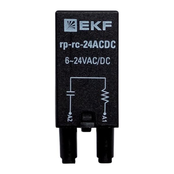 EKF Модуль защитный RC 6-24В AC/DC для промежуточных реле RP AVERES — миниатюра 2