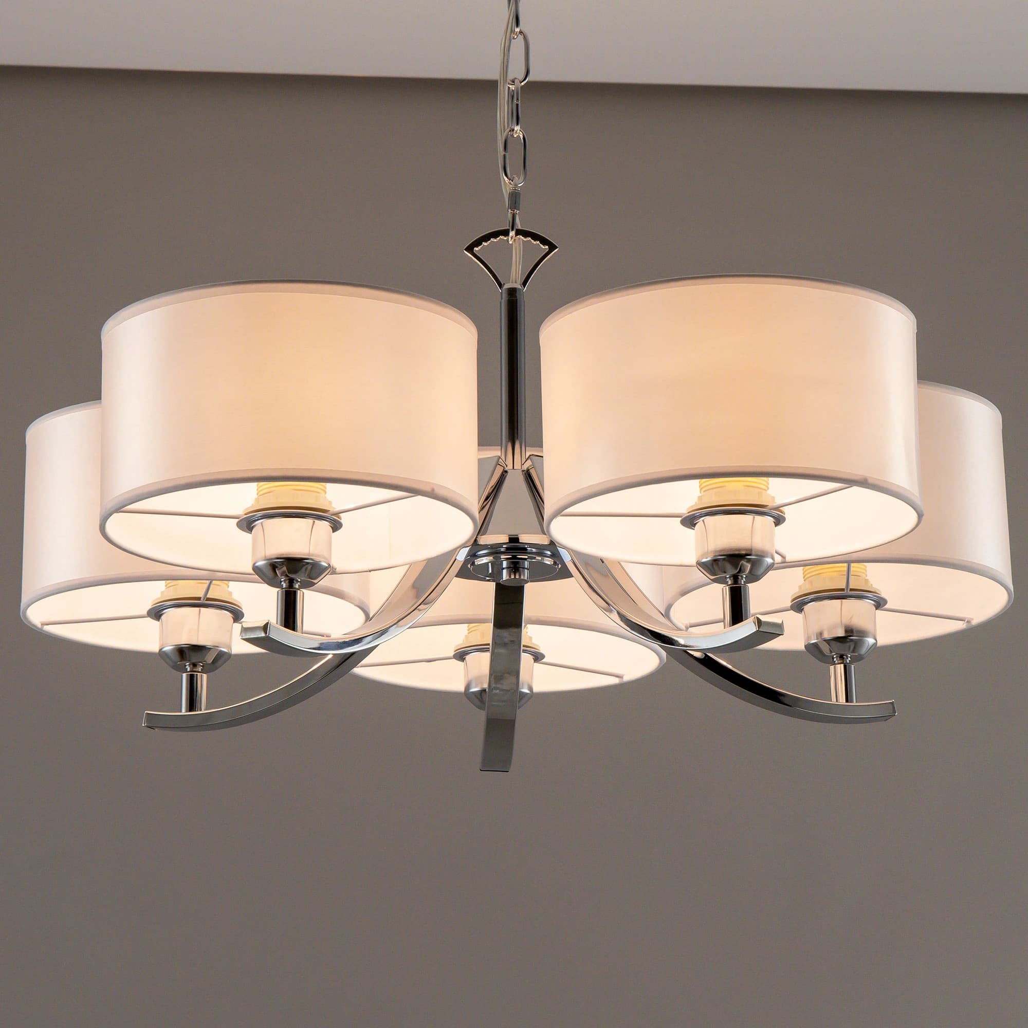 Citilux CL466150 Эвита Хром+Белый Люстра — миниатюра 11