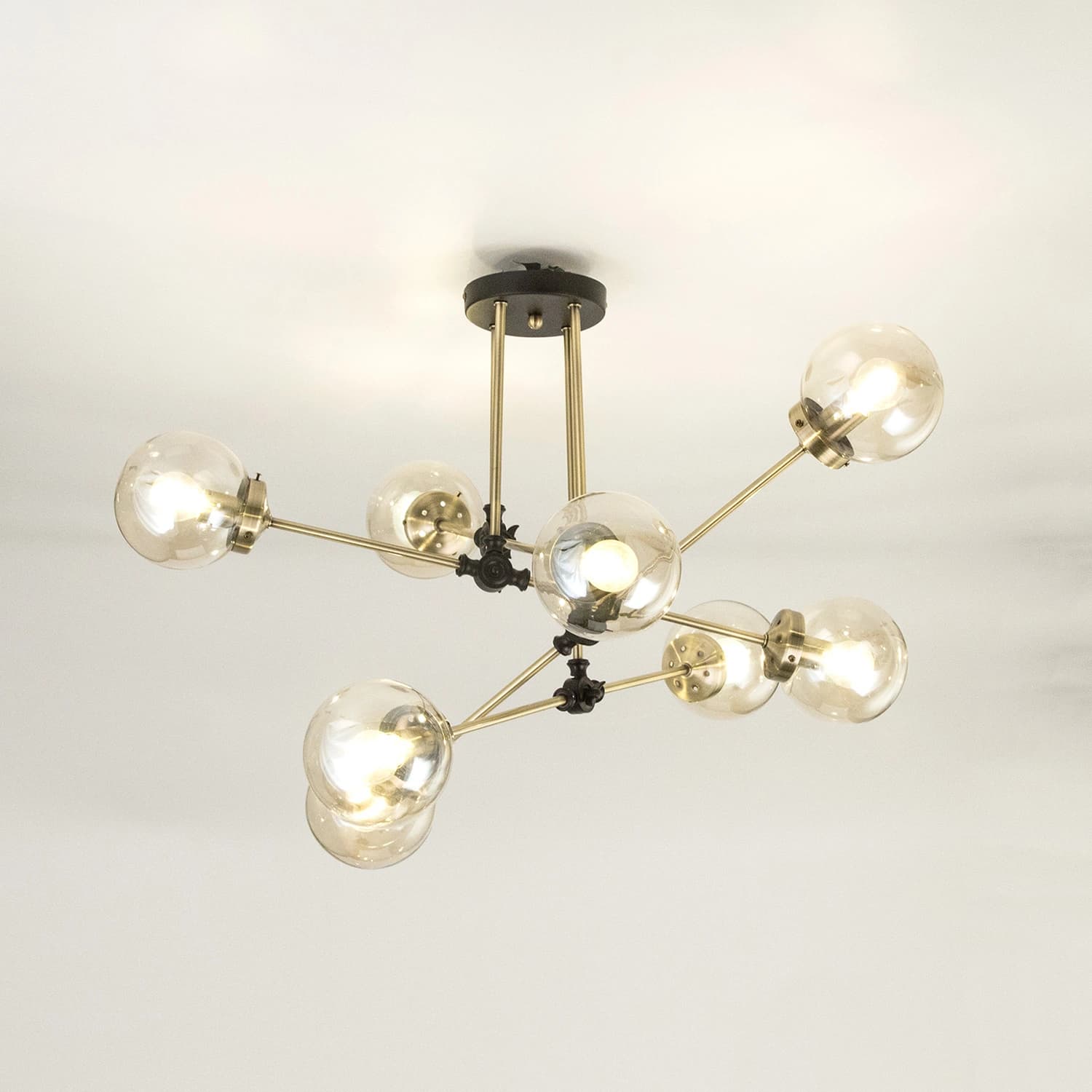 Citilux CL105185 Планета Черн+Дымч. Люстра — миниатюра 4