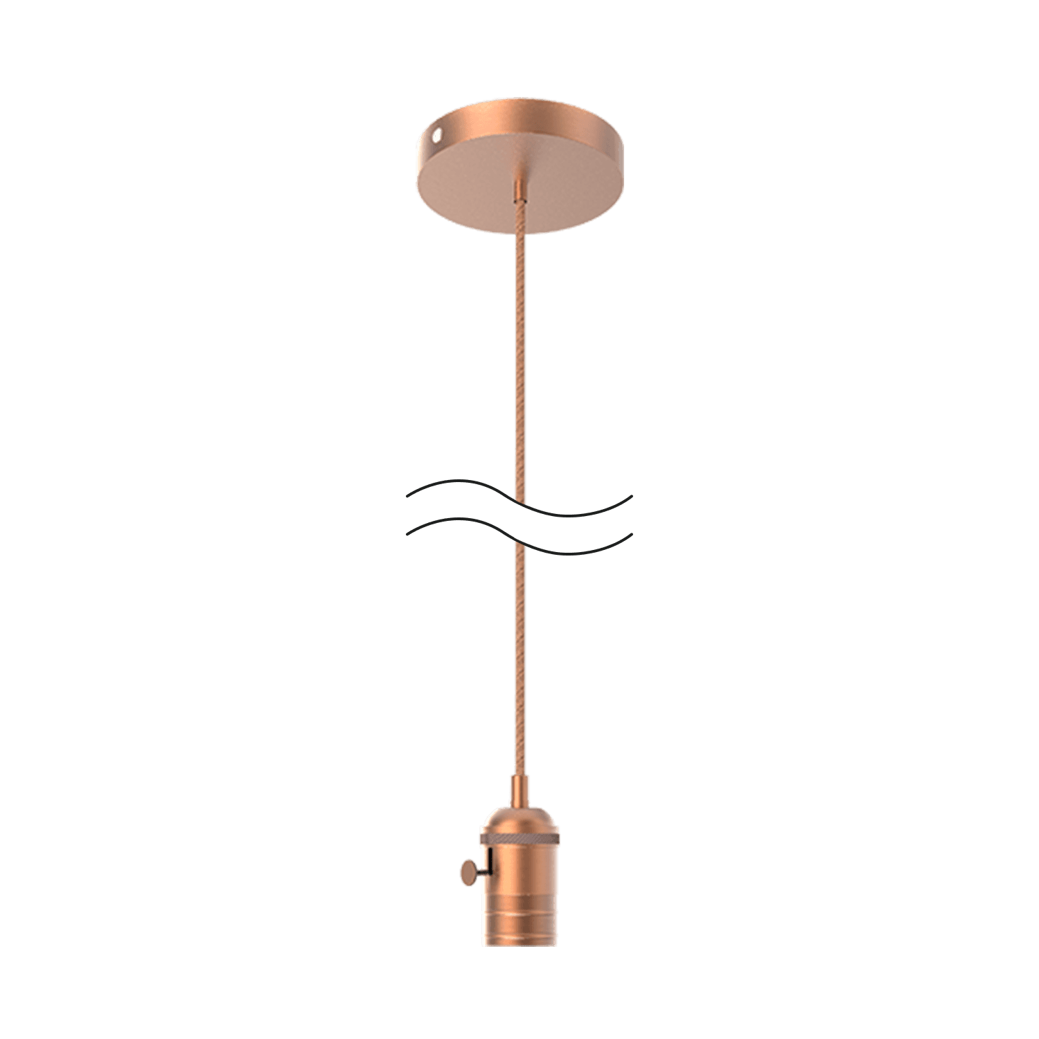 Gauss Светильник подвесной Decor PL043 медный E27, 1 м, 1/40 — миниатюра 4