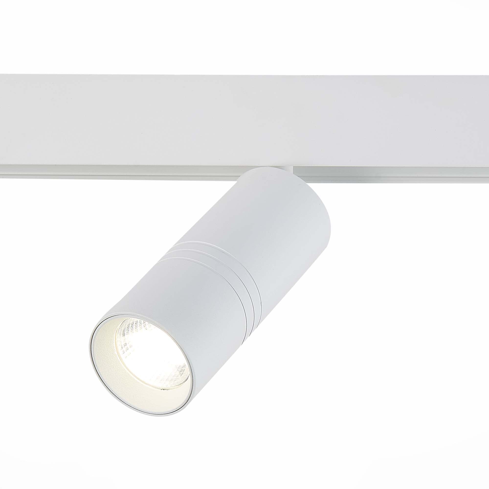 ST Luce ST365.546.18 Магнитный трековый светильник белый LED 1*18W 4000K 1 530Lm Ra>80 36° IP20 L-xW60xH148 48V