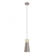 Eglo 98838 Подвесной потолочный светильник (люстра) LOSALOMAS, GU10, 1x4,5W, 1x345lm, H1100, Ø135 сталь, матовая латунь/мокко
