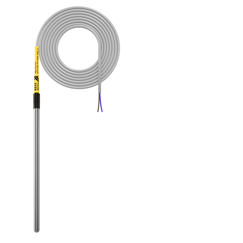 КЭАЗ Датчик температуры канальный OptiSensor HTF150-PT1000-PVC-2