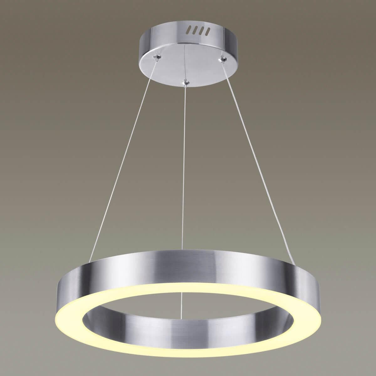 Odeon Light 4244/25L L-VISION ODL21 029 мат никель/металл Подвесной светильник IP20 LED 25W 850Лм 4000K BRIZZI — миниатюра 2