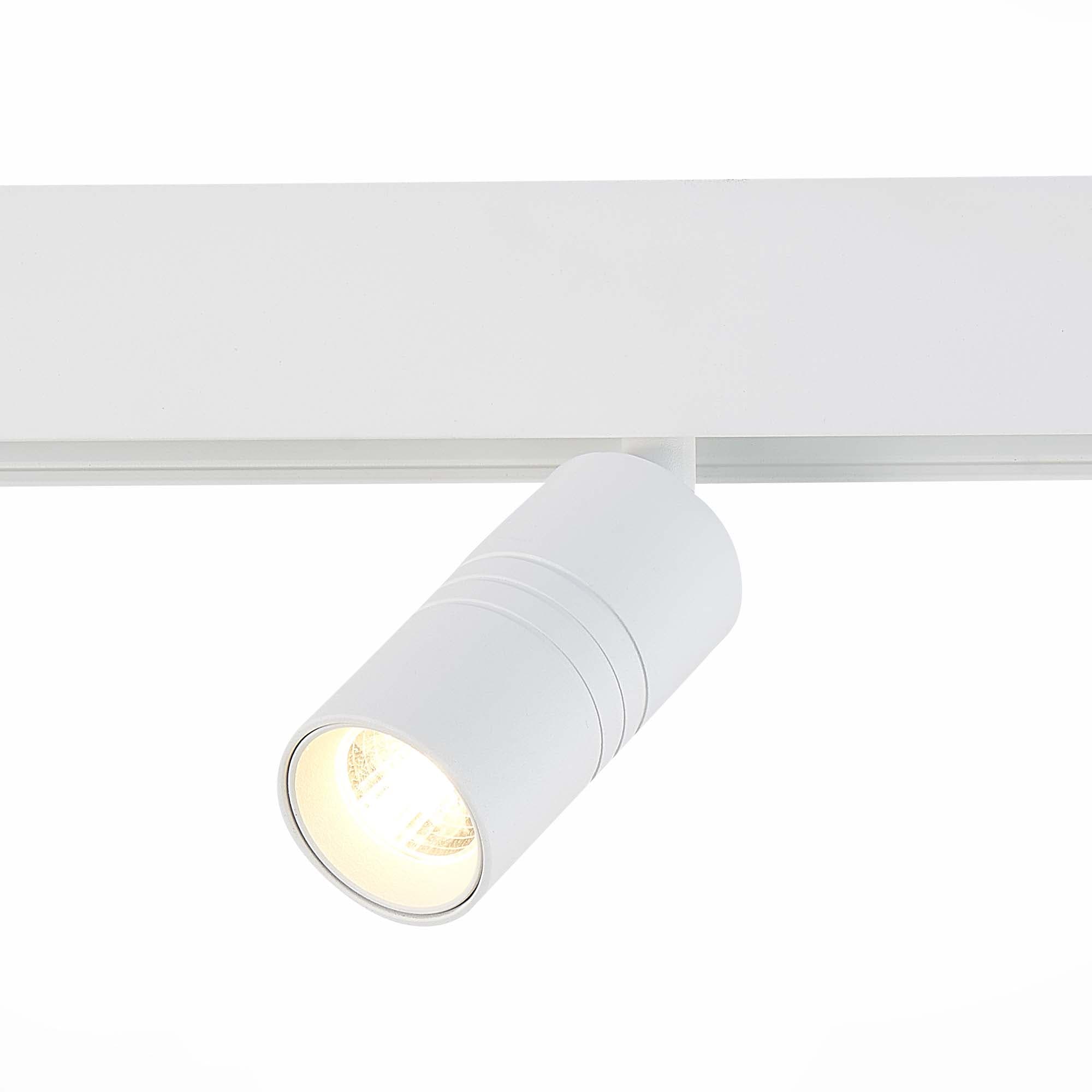 ST Luce ST365.536.07 Магнитный трековый светильник белый LED 1*7W 3000K 595Lm Ra>80 36о IP20 L-xW44xH90 48V