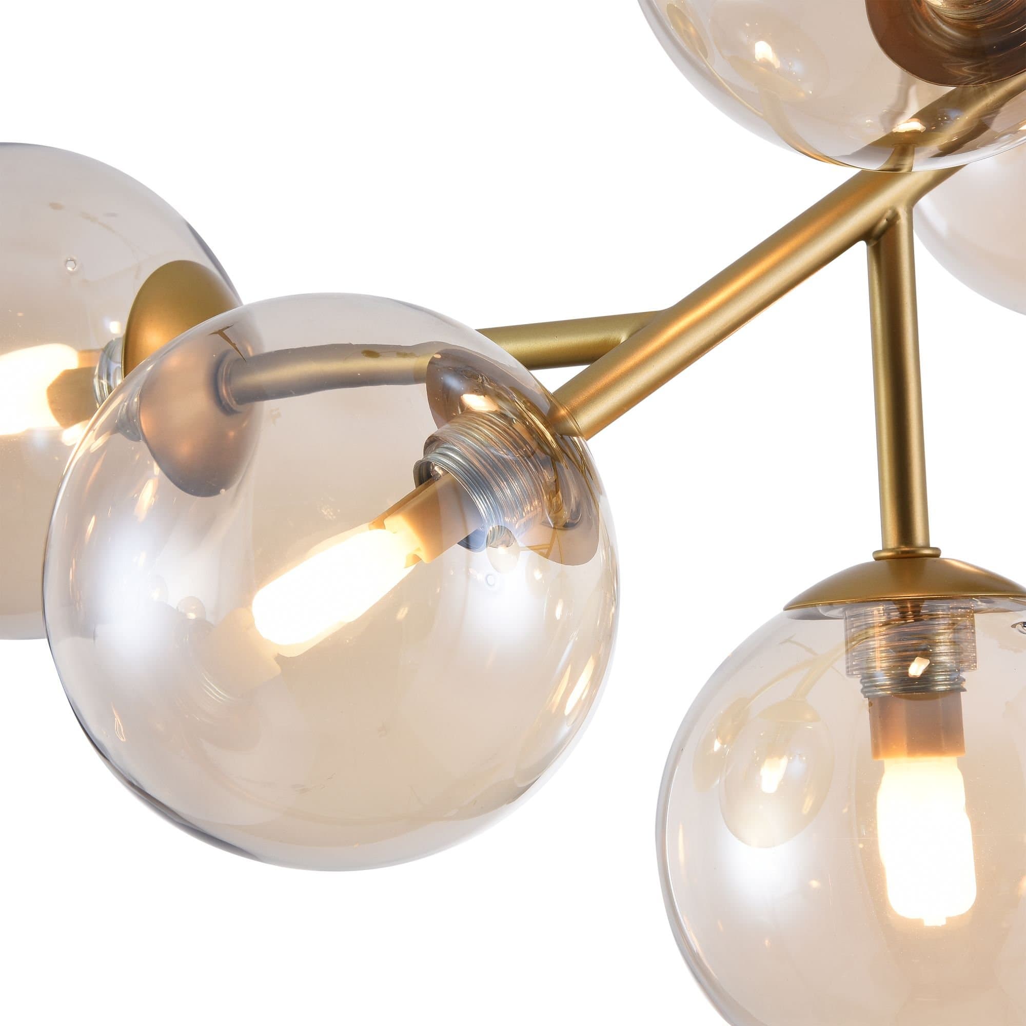 Maytoni Modern Dallas Золото Потолочный светильник 12xG9 28W MOD545PL-12G — миниатюра 8