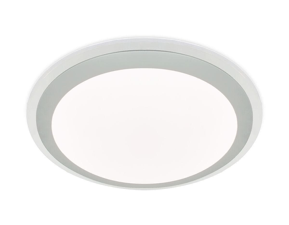 Ambrella Потолочный светодиодный светильник с пультом FF49 WH белый 48W 3000K/4200K/6400K D400*75 (ПДУ ИК) — миниатюра 3