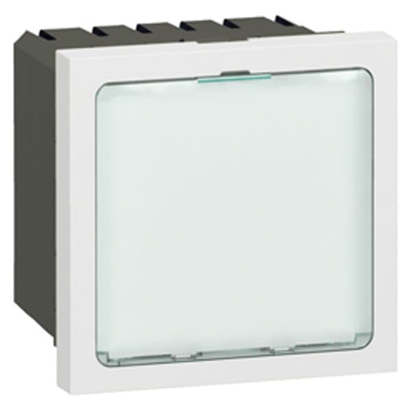 Legrand Mosaic Белое Световое табло с подсветкой белыми светодиодами 2 мод 078520