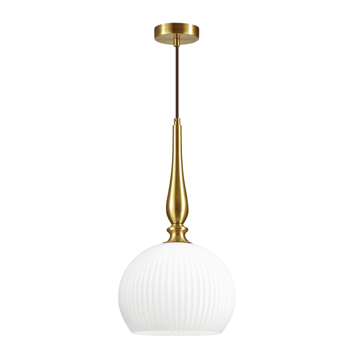 Odeon Light 4766/1 ODL21 белый/бронзовый Подвес E27 60W RUNGA — миниатюра 2