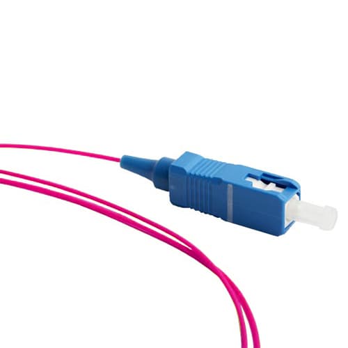 Hyperline FPT-B9-504-SC/PR-1M-LSZH-MG Пигтейл волоконно-оптический MM 50/125 (OM4), SC, 1 м, LSZH 375423