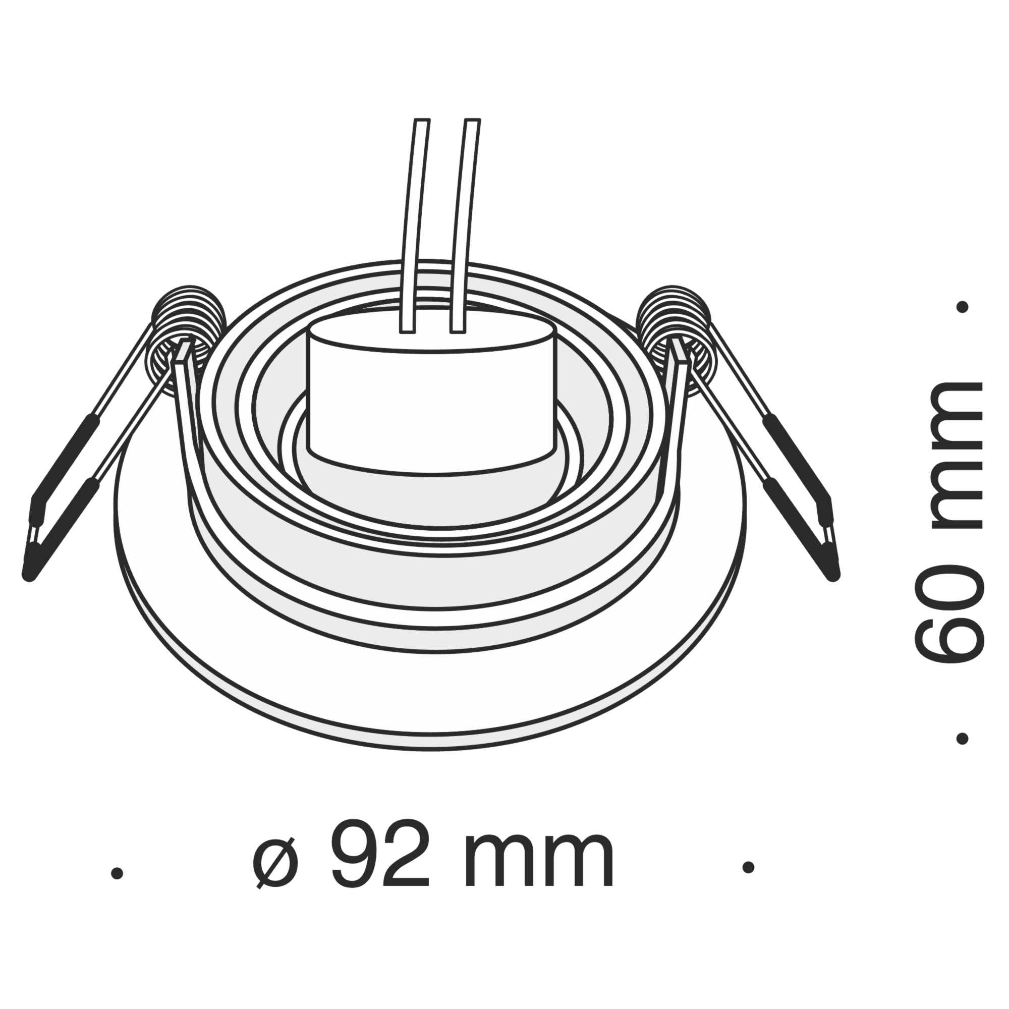 Maytoni Technical Atom Черный Встраиваемый светильник GU10 50W DL023-2-01B — миниатюра 6
