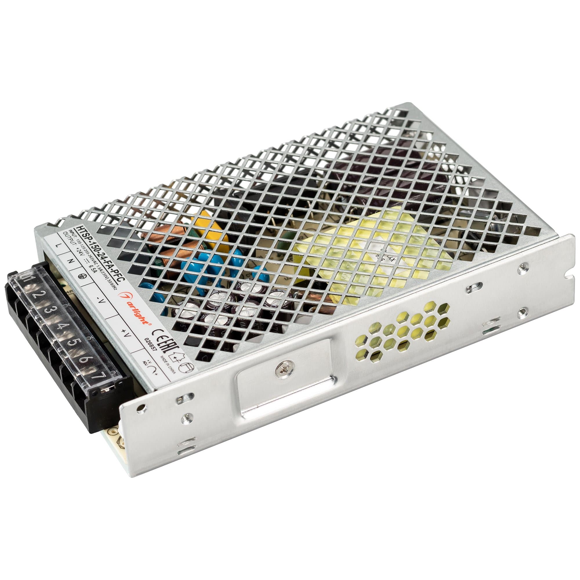 Arlight Блок питания HTSP-150-24-FA-PFC (24V, 6.5A, 150W) (IP20 Сетка, 3 года) 026857